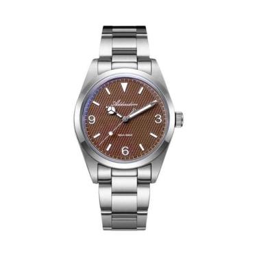 Imagem de Relógio De Mergulho Masculino Em Aço Inoxidável 316L Com Luz, Relógio 