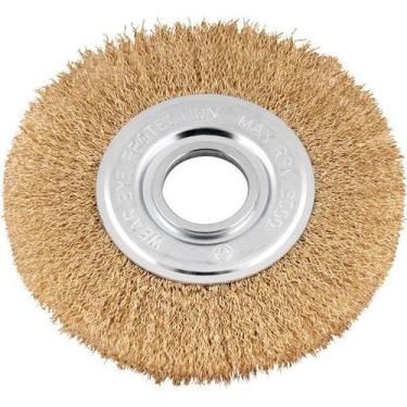 Imagem de Escova circular ondulada 6"x1/2" furo 1.1/4" 6000rpm - Vonder