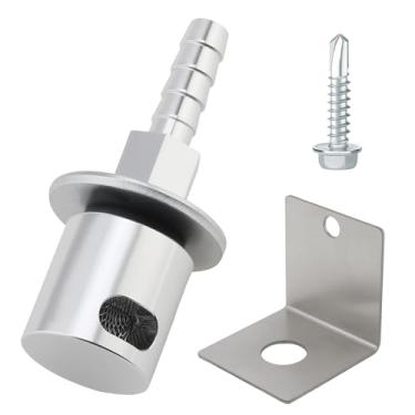 Imagem de ePathChina Válvula de ventilação de montagem remota para tanques de combustível, válvula de rolagem de ventilação de tanque com kit de suporte, válvulas de retenção de rolagem 19-174 adequadas para