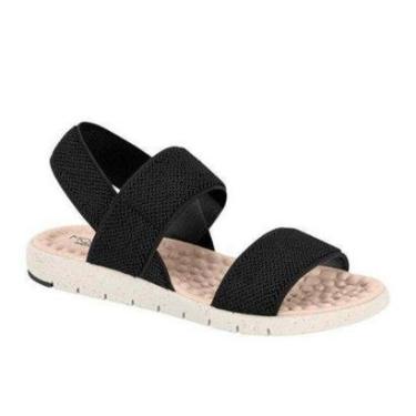 Imagem de Sandalia Modare Original Elastico Canelado Ortopedica Papete Flatform Rasteira Esporao Massageadora-Feminino