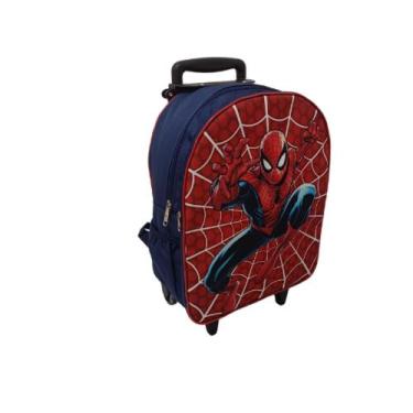Imagem de Mochila escolar no carrinho Homem Aranha - DB