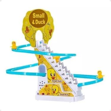 Imagem de Pista Musical Escorregador Escada De Patinhos Brinquedo Kids - Ark Toy