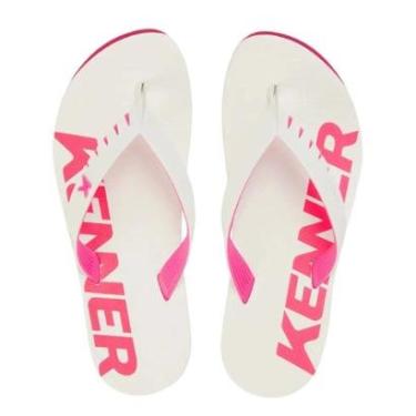 Imagem de Chinelo Kenner Red PVC Masculino Dedo Beach Tira Larga Conforto Original-Masculino