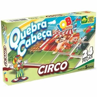 Imagem de Quebra Cabeça - Circo 24 Peças Madeira - IOB Brinquedos