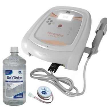 Imagem de Sonopulse Compact 3 Mhz + Tubo de Gel 1kg + Fita Métrica - Ibramed