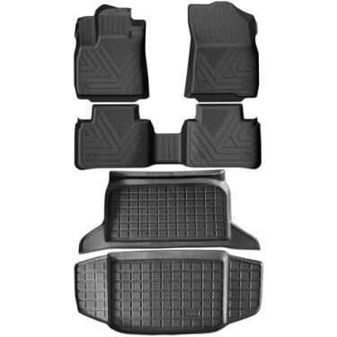 Imagem de Tapetes de chão e forro de carga ajuste personalizado para Honda Accord (inclui híbrido) 2023 2024 2025 proteção contra todos os climas inodoro antiderrapante TPE tapetes de borracha conjunto completo