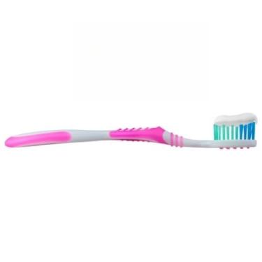 Imagem de Kit 12 Escovas de Dente Adulto Cerdas Macias Médias e Duras Higiene Bucal Versátil para Família Prático (Dura)