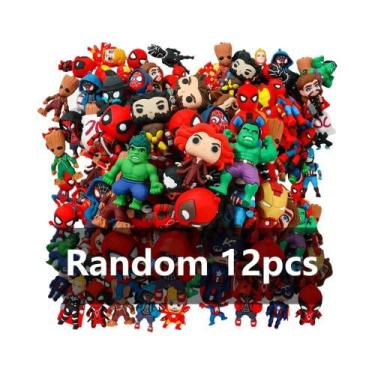 Imagem de Bonecos De PVC Marvel Stitch 12 24 48 Peças Decorações De Carro Para M