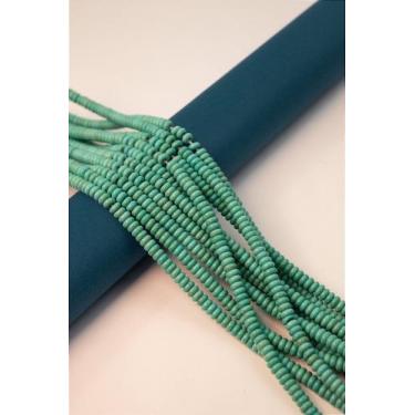 Imagem de Fio de Howlita Rondele 6mm - 40cm com 110 Pedras - no-brand