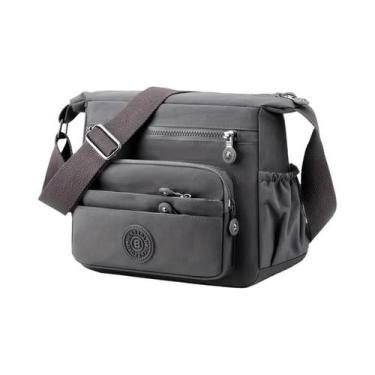Imagem de Bolsa Transversal Feminina Leve De Nylon Com Alça Ajustável E Múltiplo
