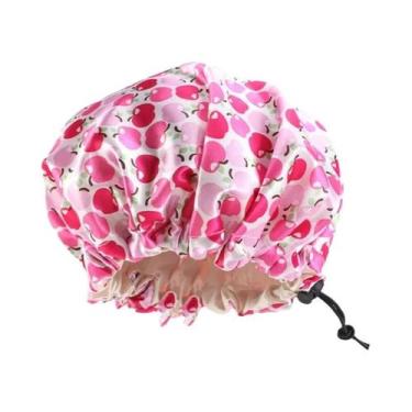 Imagem de Touca De Cetim Ajustável Para Crianças, Dupla Camada, Boné De Dormir P