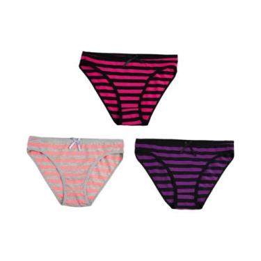 Imagem de Conjunto De Calcinhas De Renda Sexy Para Mulheres, Estampa Listrada, L