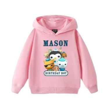 Imagem de Moletom Com Capuz Estampado Para Meninos E Meninas, Moletom Infantil D