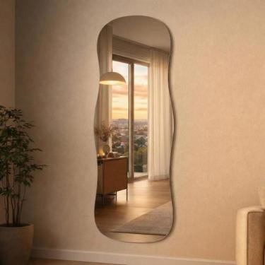 Imagem de Espelho 150X40cm Corpo Inteiro Decorativo Para Quarto Banheiro Sala Cl