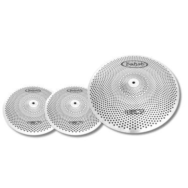 Imagem de Kit Pratos Hero Mute Par Chimbal 14 + Ataque Crash 18