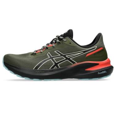 Imagem de ASICS Tênis de corrida masculino GT-1000 13 Trail, Nature Bath/Red Snapper, 38