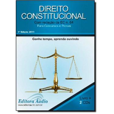 Imagem de Direito Constitucional: Com Redação da Ec Nº 64 Para Concursos e Prova