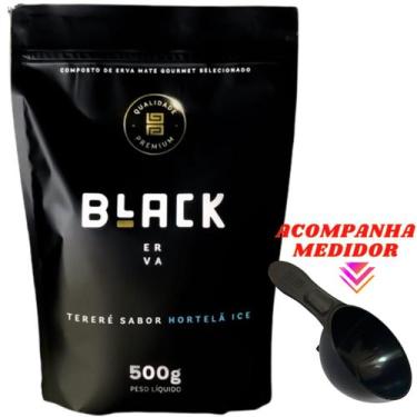 Imagem de Erva Mate Tereré 500g Black Erva Chá de Qualidade Premium Erva Mate Go