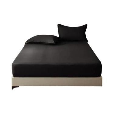 Imagem de Lençol Com Elástico Macio Para Cama De Solteiro, Casal, Queen E King S