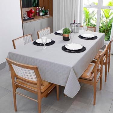 Imagem de Toalha de Mesa Quadrada Texturatta 8 Lugares 2,10m x 2,10m COZZILAR, Tecido Grosso, Elegância e Durabilidade (Modelo 8)