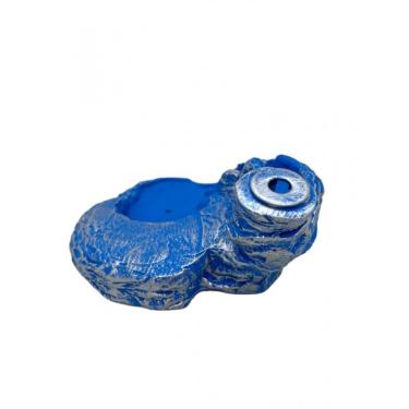 Imagem de Incensário Cascata Baixa 4,5 cm Universal Azul Claro