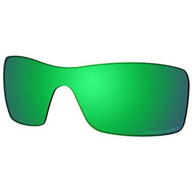 Imagem de SAUCER Lentes de reposição premium para óculos de sol Oakley Oil Rig de alta definição - Verde jade polarizado