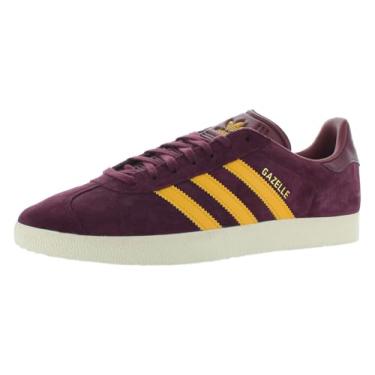 Imagem de adidas Tênis masculino Gazelle Indoor, Marrom/amarelo carmesim/vermelho carmesim vitória, 38