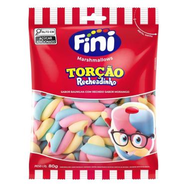 Imagem de Marshmallow Recheado Torção 80g Fini