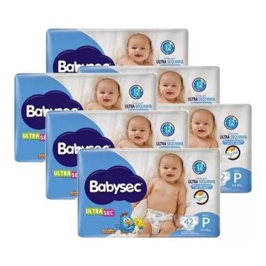 Imagem de KIT 6 Fraldas BabySec Ultra Mega Tamanho P 42 Unidades