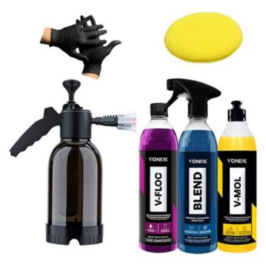 Imagem de Kit Lavagem Espuma V-floc V-mol Blend Vonixx Snow Foam