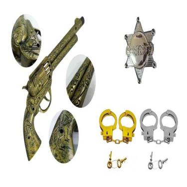 Imagem de Fantasia xerife algema distintivo revolver festa junina - MC PRESENTES