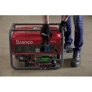 Imagem de Gerador Gasolina 3,5Kva Mono Partida Elét B4T-3500 Branco