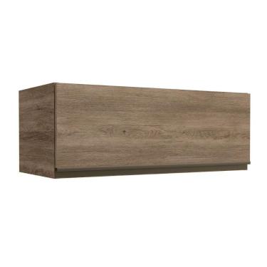 Imagem de Armário De Geladeira P/ Cozinha Maxxi G773 C/ 1 Porta Basculante 80cm Nogal - Kappesberg