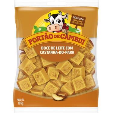 Imagem de Portão do Cambuí Doce De Leite Com Castanha Do Pará Em Cubos 165g