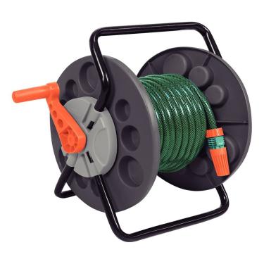 Imagem de Enrolador Mangueira 55m Chao Plastico Jardim Pro Tramontina