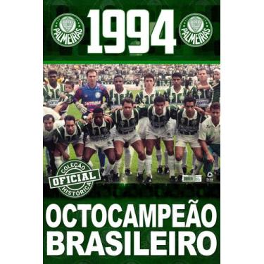 Imagem de Livro Coleção Oficial Histórica Palmeiras Pôster Brasileiro 1994 - On 