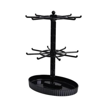 Imagem de Suporte Expositor De Joias Rotativo De 2 E 3 Camadas, Organizador Mult