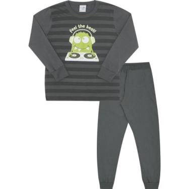 Imagem de Pijama Infantil Menino Good Night by Pulla Bulla Ref. 200561, Cinza es