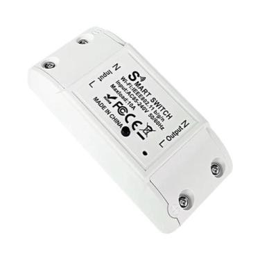 Imagem de Mini Interruptor Inteligente WiFi Tuya Smart Life APP Controle Remoto 