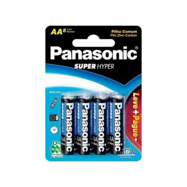 Imagem de Pilha Comum Aa com 8 - Panasonic