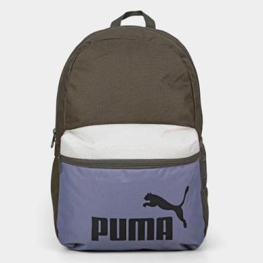 Imagem de Mochila Puma Phase Color Block, Verde, Único