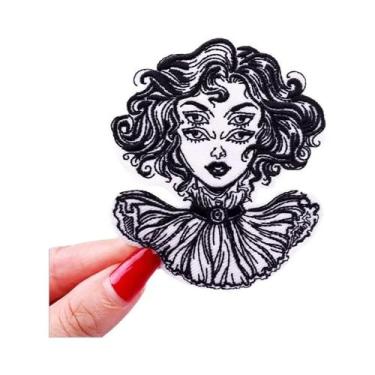 Imagem de Patch Bordado De Macaco Fumante Punk, Animal Feroz, DIY, Termocolante 