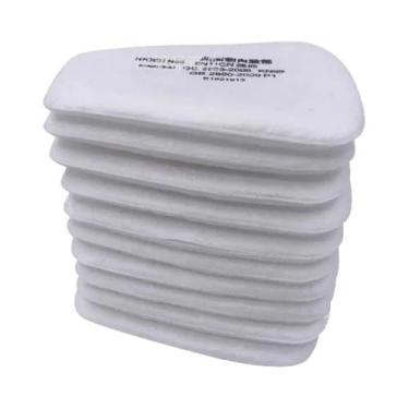 Imagem de Máscara Química De Silicone 7 Em 1 Para Rosto Inteiro, Respirador À Pr