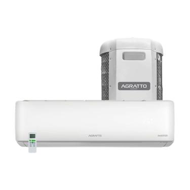 Imagem de Ar Condicionado Split Inverter Agratto Zen Top 12000 BTU/h Quente e Frio ZICST12QF - 220 Volts