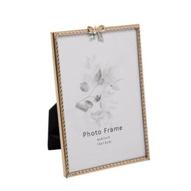 Imagem de Porta Retrato Mirage 10cm x 15cm Dourado Metal - Wolff