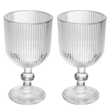 Imagem de 2 Taças Wolff Lines de Vidro 380ml