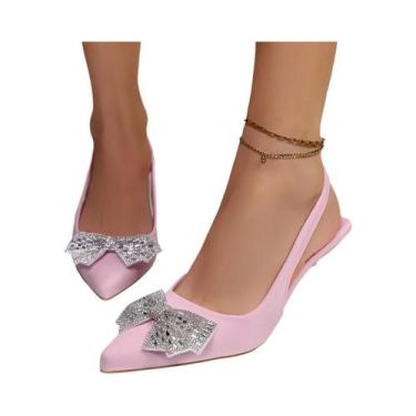 Imagem de Sandálias De Salto Alto Com Laço Borboleta Para Mulheres, Sapatos De F