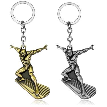 Imagem de Chaveiro Fantastic Four Silver Surfer Alloy Surfing Pose