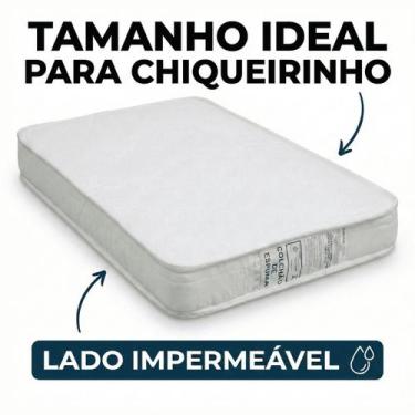 Imagem de Colchão Para Chiqueirinho 100x70cm Impermeável Espuma D18 - Mobigu, Br