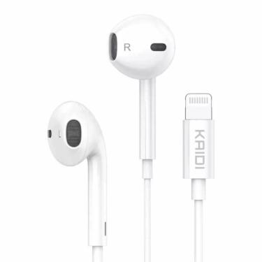 Imagem de Fone de Ouvido Kaidi 7010 Lightning com Fio Mic Estéreo Kaidi KD-7010 771-Unissex